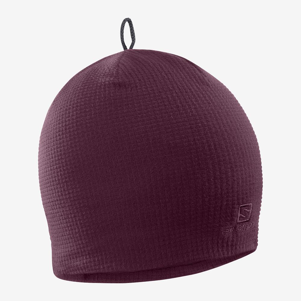 Salomon Israel RS WARM - Mens Beanie - Purple (WJHM-15347)